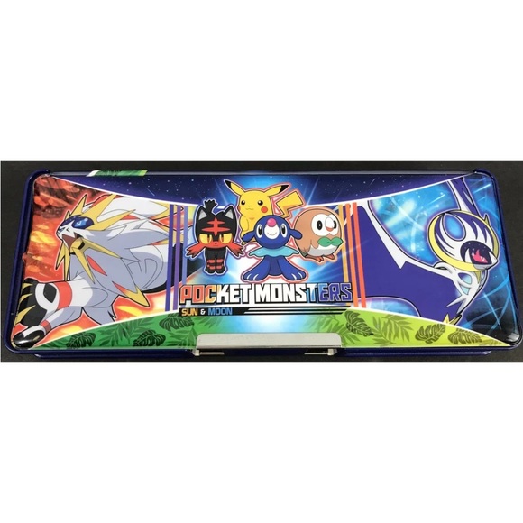 Vintage 90s Original Game Freak Pokemon Pikachu Pocket Monsters Pencil Box - Picture 9 of 10